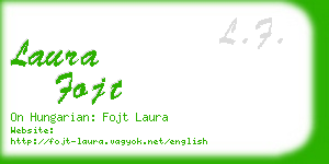 laura fojt business card